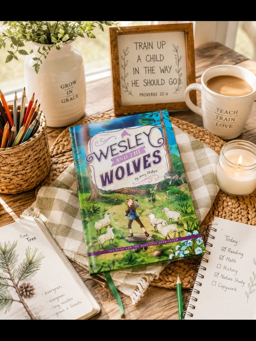 Good And Beautiful Level 2 Reader: Wesley & the Wolves, Homeschool